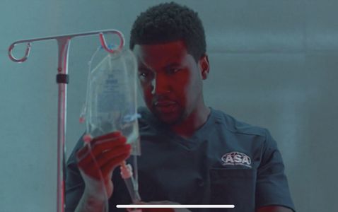 Euseph Messiah, recurring as Nurse Michael Allen on BLACK LIGHTNING (The CW)