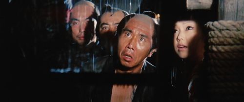 Jûkei Fujioka, Asao Koike, and Kiwako Taichi in Zatoichi in Desperation (1972)