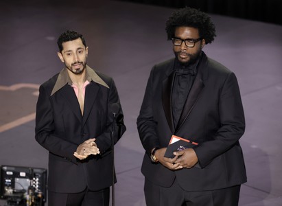 Questlove and Riz Ahmed at an event for The Oscars (2023)
