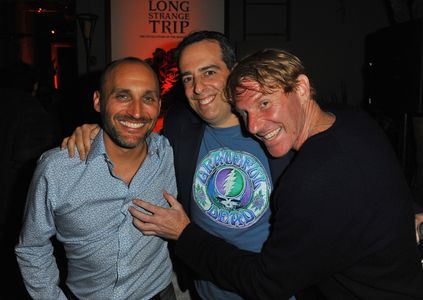 Amir Bar-Lev, Eric Eisner, and Andy Heller at an event for Long Strange Trip (2017)