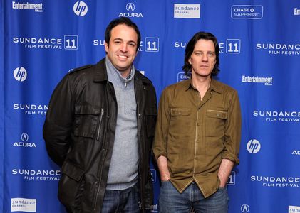 James Marsh and Simon Chinn at an event for Project Nim (2011)