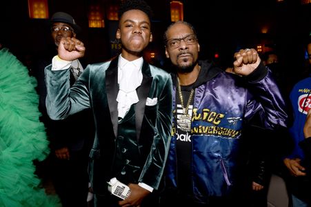 Snoop Dogg and Jahi Di'Allo Winston at an event for Queen & Slim (2019)