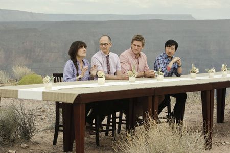 James Oseland, Ruth Reichl, Francis Lam, and Curtis Stone in Top Chef Masters (2009)