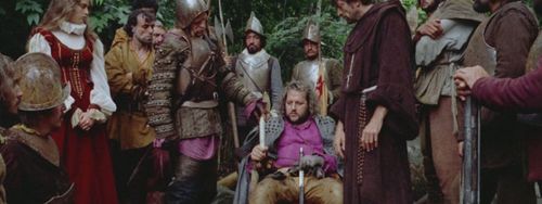 Klaus Kinski, Daniel Ades, Peter Berling, Del Negro, and Cecilia Rivera in Aguirre, the Wrath of God (1972)
