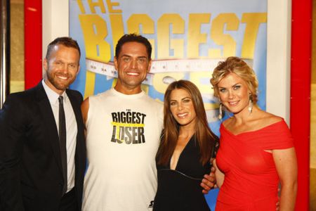 Alison Sweeney, Bob Harper, Jillian Michaels, and Danny Cahill in The Biggest Loser (2004)
