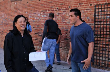 Garrett Wang and Jose Rosete in Rising Sun (2012)
