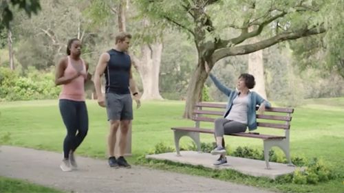 Still from GEICO Fitness Tracker National Commercial