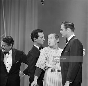 Milton Berle, Gene Barry, Don Drysdale, and Sandy Koufax in The Hollywood Palace (1964)