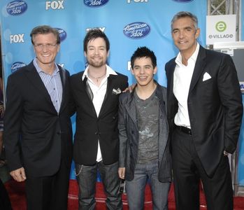 Peter Liguori, David Cook, and David Archuleta in American Idol (2002)
