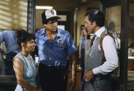 Silvana Gallardo, Ed Marinaro, and Daniel J. Travanti in Hill Street Blues (1981)