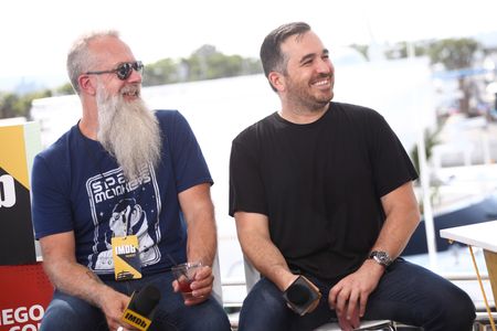 Bryan Johnson and Brian Quinn at an event for IMDb at San Diego Comic-Con: IMDb at San Diego Comic-Con 2018 (2018)