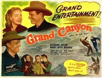 Richard Arlen, Joyce Compton, Olin Howland, Mary Beth Hughes, James Millican, and Grady Sutton in Grand Canyon (1949)