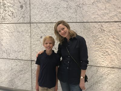 With Judy Greer at a screening for A Happening of Monumental Proportions