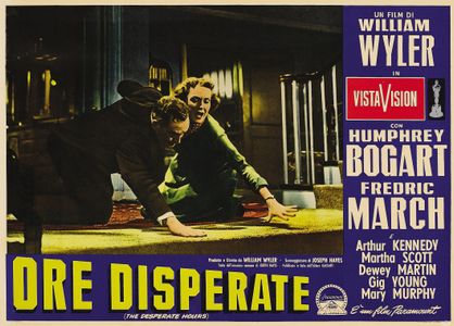 Fredric March and Martha Scott in The Desperate Hours (1955)