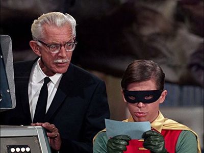 Alan Napier and Burt Ward in Batman (1966)