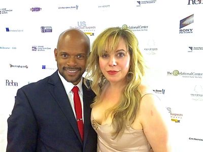 University Pals, Welton Thomas Pitchford and Kirsten Vangsness @ The Unusual Suspects Gala - Downtown, Los Angeles