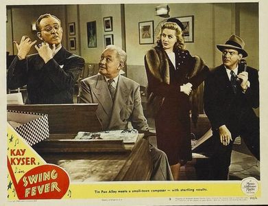William Gargan, Kay Kyser, and Marilyn Maxwell in Swing Fever (1943)