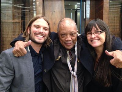 Quincy Jones, Paula DuPré Pesmen, and Alan Hicks in Keep on Keepin' On (2014)