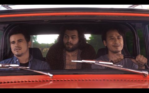 Jason Ritter, David Huynh, and Dustin Ybarra in Kevin (Probably) Saves the World (2017)