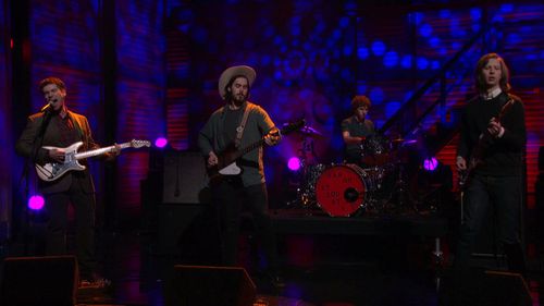 Austin Brown, Parquet Courts, Sean Yeaton, Max Savage, and Andrew Savage in Conan (2010)