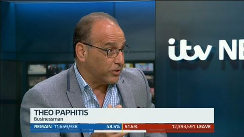 Theo Paphitis in Referendum Result Live: ITV News Special (2016)