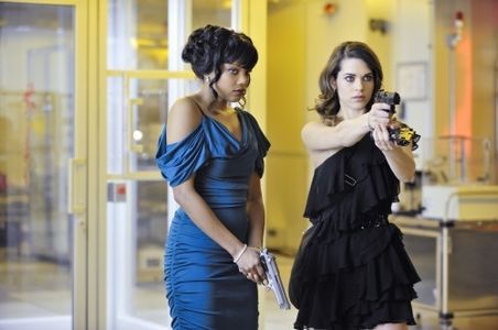 Lyndsy Fonseca and Tiffany Hines in Nikita (2010)