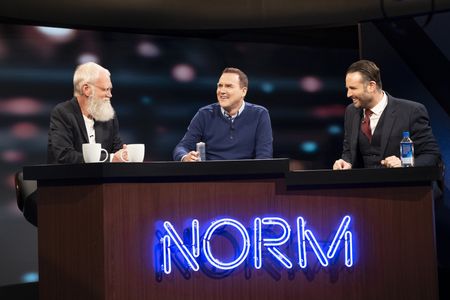 David Letterman, Norm MacDonald, and Adam Eget in Norm Macdonald Has a Show (2018)
