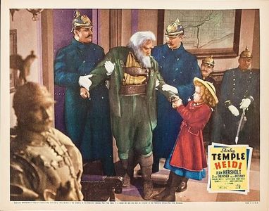 Shirley Temple, Jean Hersholt, Frank Reicher, and Sig Ruman in Heidi (1937)