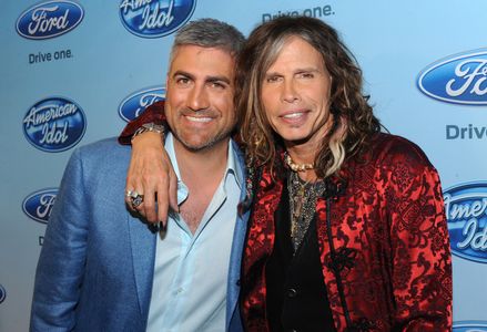 Steven Tyler and Taylor Hicks at an event for American Idol (2002)