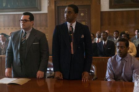 Sterling K. Brown, Josh Gad, and Chadwick Boseman in Marshall (2017)