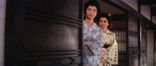 Naoko Kubo and Mayumi Nagisa in Zatoichi's Flashing Sword (1964)