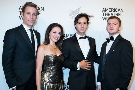 (L-R) Ward Horton, Roxanna Hope Radja, Michael Hsu Rosen, and Jack DiFalco attend the American Theatre Wing Centennial G