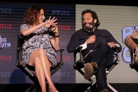 Jessi Klein and Jason Mantzoukas at an event for Big Mouth (2017)