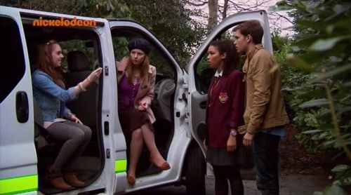 Bryony Afferson, Burkely Duffield, and Alexandra Shipp in House of Anubis (2011)