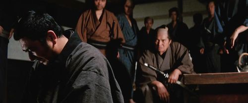 Tôru Abe, Shintarô Katsu, and Jun Katsumura in Zatoichi and the One-Armed Swordsman (1971)