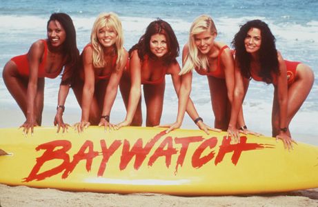 Yasmine Bleeth, Donna D'Errico, Traci Bingham, Gena Lee Nolin, and Nancy Valen in Baywatch (1989)