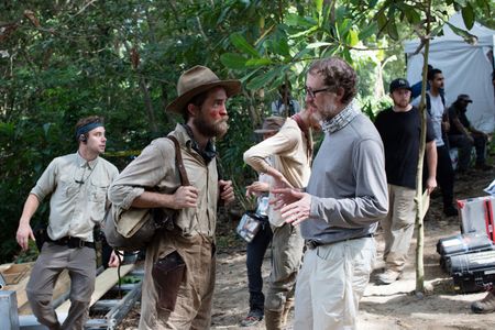 James Gray and Robert Pattinson in The Lost City of Z (2016)