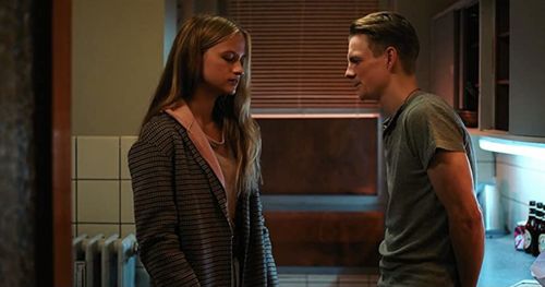 Issy Knopfler and Patrick Gibson in Before We Die (2021)