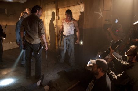 Nick Gomez, Andrew Lincoln, Lew Temple, Vincent M. Ward, and Markice Moore in The Walking Dead (2010)