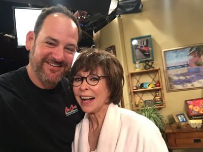On set of One Day At A Time with Rita Moreno