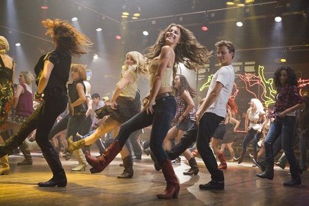 Kenny Wormald, Julianne Hough, and Claire Callaway in Footloose (2011)