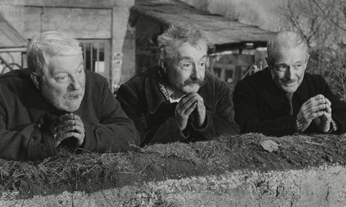 Pierre Fresnay, Jean Gabin, and Noël-Noël in The Old Guard (1960)