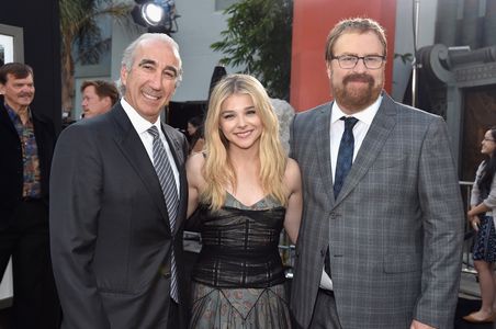Gary Barber, R.J. Cutler, and Chloë Grace Moretz at an event for If I Stay (2014)