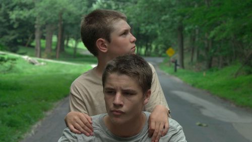 Ryan Jones and Nathan Varnson in Hide Your Smiling Faces (2013)