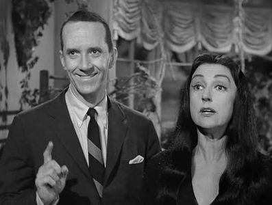 Lee Goodman and Hazel Shermet in The Addams Family (1964)