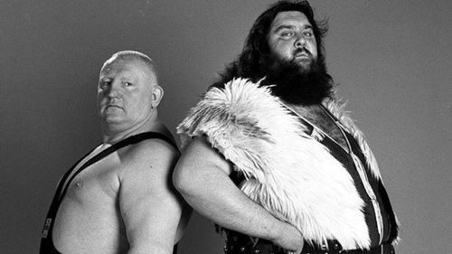 Giant Haystacks and Big Daddy in World of Sport (1964)