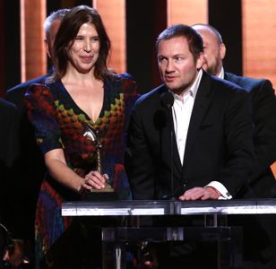 Alice Austen and Kirill Mikhanovsky at an event for 35th Film Independent Spirit Awards (2020)