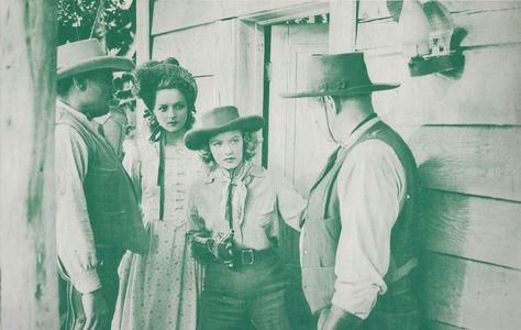 Kathryn Adams, Harry Cording, Nell O'Day, and Jack Rockwell in Bury Me Not on the Lone Prairie (1941)