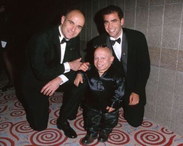 Verne Troyer, Andre Agassi, and Pete Sampras