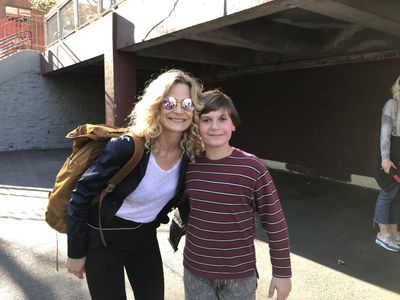 Actress/Director Kyra Sedgwick and Actor Dane West